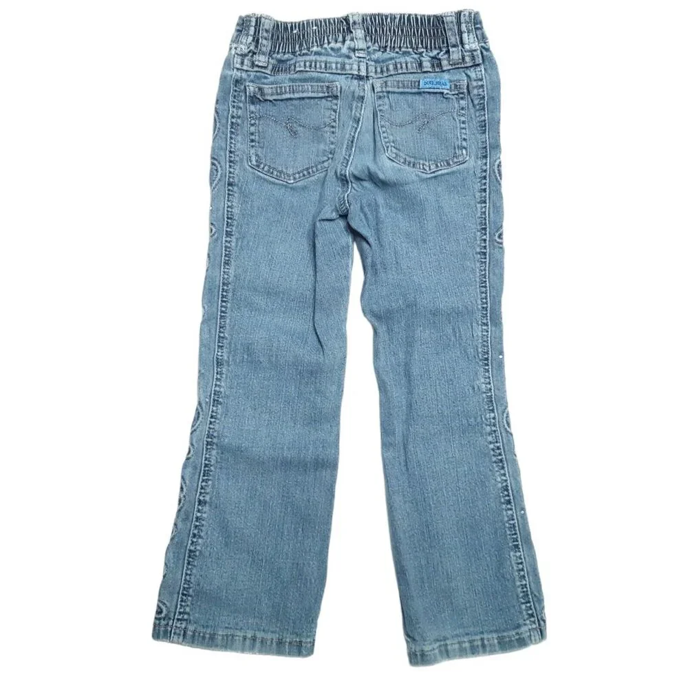 Old Navy Shorts Girls 5‎ Blue Purple Skort Duck Head Jeans Stretch Lot of 4